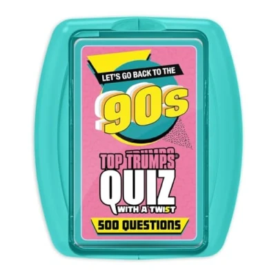 Afbeelding van TOP TRUMPS QUIZ 1990S.