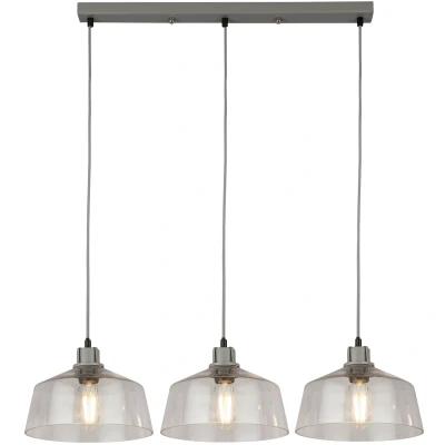 Afbeelding van Searchlight 3 lichts hanglamp Odeon design 60999 3CL