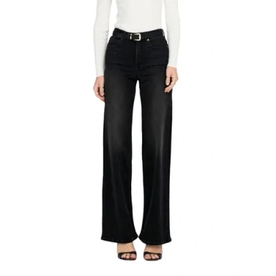 Afbeelding van ONLY dames spijkerbroek Onlmadison Blush Hw Wide Dnm Cro099 Noos, Washed Black, S / 32L