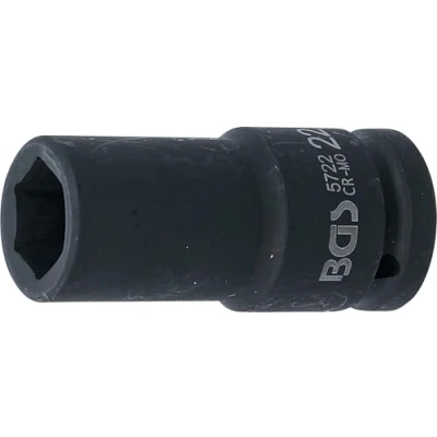 Afbeelding van BGS Kracht dopsleuteldop zeskant, diep 3/4&quot; 22 mm