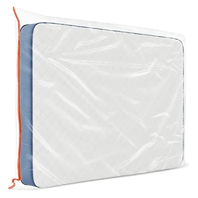 Afbeelding van Plastic Matrasbeschermer Hoes Matrashoes 90x200 cm (Dikte 30 cm) Bescherm Uw Matras Perfect voor Opbergen, Verhuizen Met Ritssluiting