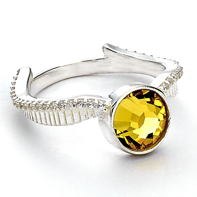 Afbeelding van Harry Potter Golden Snitch Ring with Crystal Elements Medium