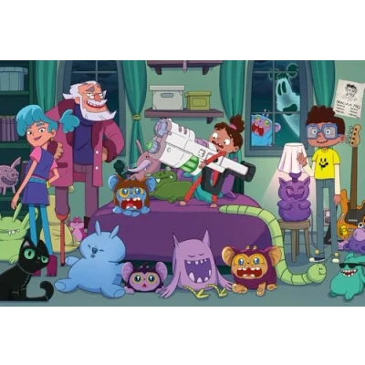 Afbeelding van Schmidt Spiele kinderpuzzel Loving Maniacs Bo als monsterjager, kinderpuzzel, 150 stukjes, 56477