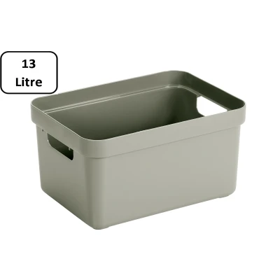 Afbeelding van SUNWARE Sigma Home Box 13 Liter zonder deksel 35,2 x 25,3 18,3 cm licht groen