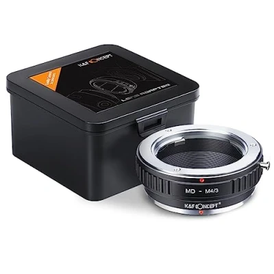 Afbeelding van MD to M4/3 Adapter,K&amp;F Concept Lens Mount Adapter for Rokkor Minolta MC SR Micro Four Thirds MFT 4 3 4/3 Cameras Olympus PEN Panasonic Lumix E M10 II M5 M1