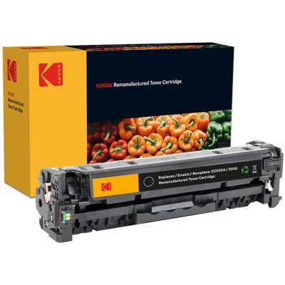 Afbeelding van 185H053001 KODAK HP CC530A CLJ cartridge zwart rebuilt 3500pagina&#039;s