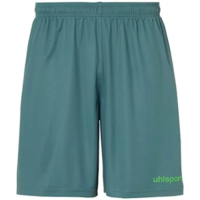 Afbeelding van Uhlsport Center Basic Short Heren Donkergroen / Fluo Groen Maat: M