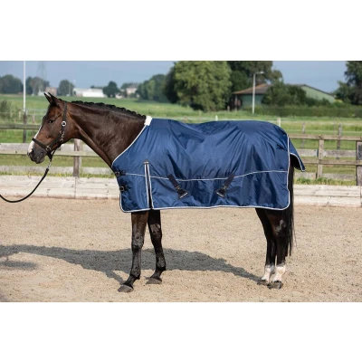 Afbeelding van Regendeken Harry&#039;s Horse Outdoor deken Xtreme 1680 200gr Navy Blue Bovenlengte: 155 cm &amp; Onderlengte: 205