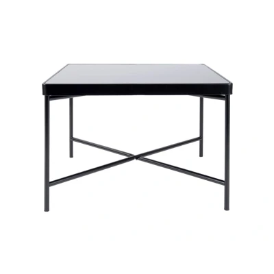 Afbeelding van Leitmotiv Koffietafel Smooth Vierkant Zwart 60x60x40cm