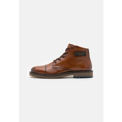 Afbeelding van Bugatti Seve Veterschoenen cognac Leer Maat 45