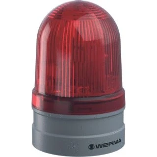 Afbeelding van Werma Signaltechnik Signaallamp Midi TwinFLASH 12/24VAC/DC RD 261.120.70 Rood 12 V/DC