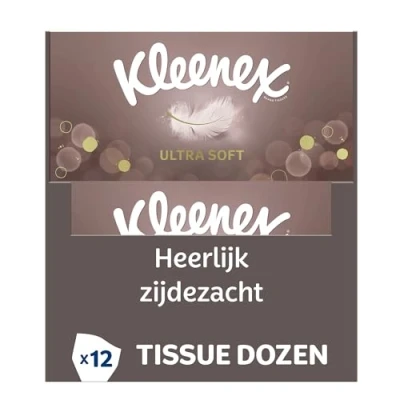 Afbeelding van Kleenex Ultra Soft tissues 768 12 x 64 stuks Voordeelverpakking