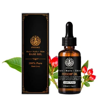Afbeelding van 100% pure rozenbottel olie voor massage, 30ml dragerolie kaarsen maken, 1oz Aromatherapie basisolie DIY