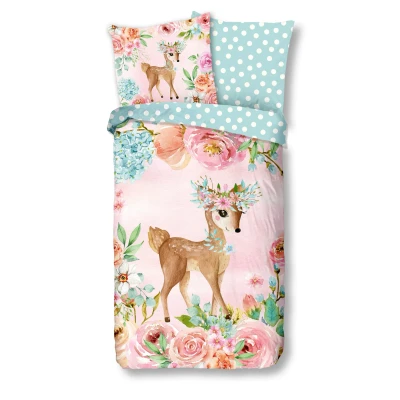 Afbeelding van good morning Kinderovertrekset Sweet2 100% katoen (2 delig)
