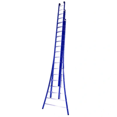 Afbeelding van DAS 3 delige opsteekladder Atlas Blue 3x16 sporten