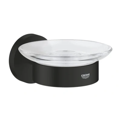 Afbeelding van Grohe start zeepschaal met houder matte black 411932430