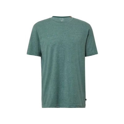 Afbeelding van QS Tshirt basic, Heren, Maat: Small, Tannengrün