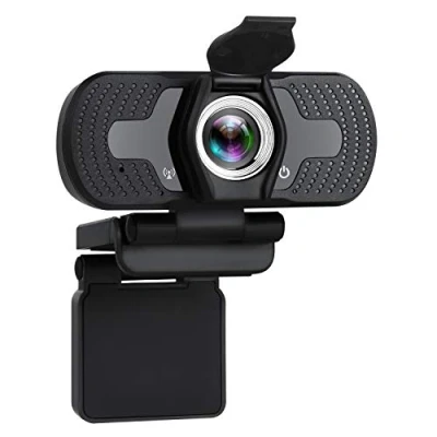 Afbeelding van TELLUR Full HD Basic Webcam, 1080p/30fps, autofocus, automatische correctie van de verlichting, geïntegreerde microfoon, hoek 97 graden, gegevensbescherming, kabel 1,5 m, USB, kleur: zwart