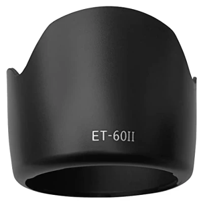 Afbeelding van ET 60 lenskap kap voor Canon EF 75 300mm f/4 5.6 III, III USM, S 55 250mm is II, (niet STM), 58mm HUIPUXIANG