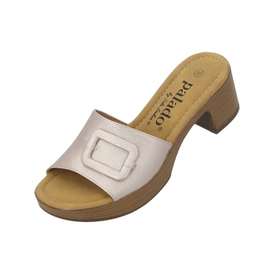 Afbeelding van Palado by Sila Sahin Abrus Badslippers, Dames, Maat: 37, Gold Kunststof