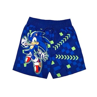 Afbeelding van Sonic The Hedgehog, Zwemshort voor jongens, blauw, leeftijd 2 12 jaar, 11 Jaren