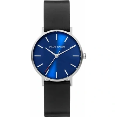 Afbeelding van Jacob Jensen Damen Uhren Analog Quarz One Size Blau 32020794