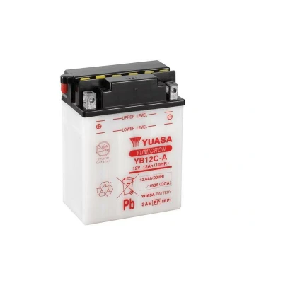 Afbeelding van YUASA conventionele Batterij zonder zuur pack YB12C A acid
