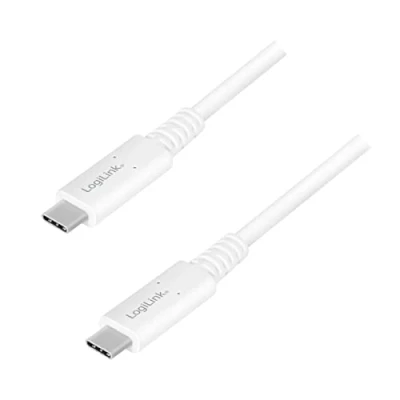 Afbeelding van LogiLink CU0180 USB kabel 0,8 m C Wit