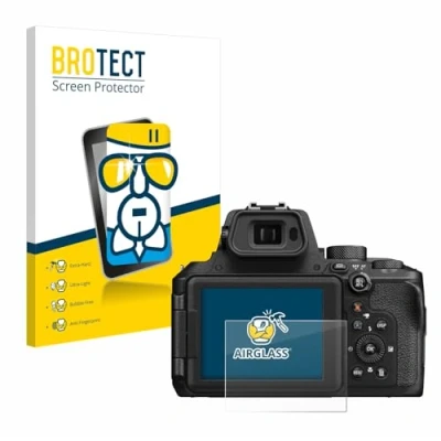 Afbeelding van BROTECT Screenprotector voor Nikon Coolpix P950 Folie Beschermfolie Beschermglas transparant