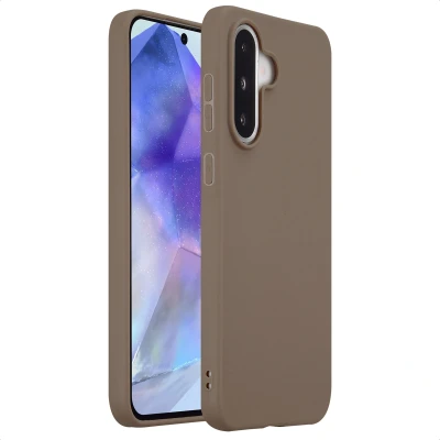 Afbeelding van Samsung Galaxy A56 Hoesje Siliconen en TPU (zacht) imoshion Softcase/Backcover Bruin Telefoonhoesje