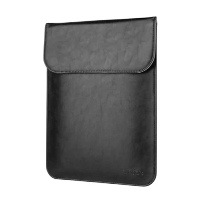 Afbeelding van Allinside 11 12&quot; laptophoes voor MacBook Air / 12, synthetisch leer, zwart