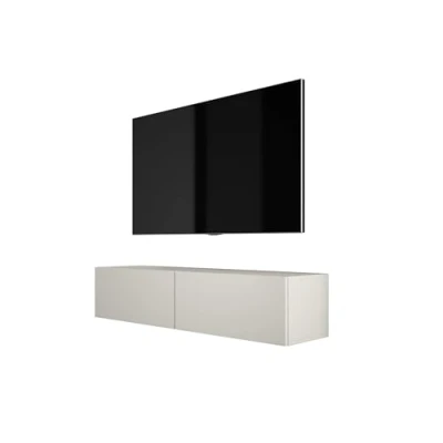 Afbeelding van 3E 3xE living.com Hangende tv kast (B: 140 H: 34 cm. D: 32 cm) lowboard, meubel, kasjmier