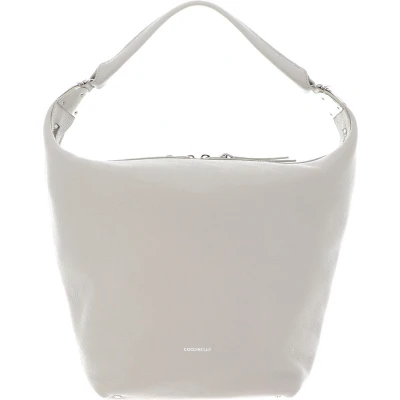 Afbeelding van COCCINELLE Leren Schoudertas Mintha Handbag Gelso Kaki