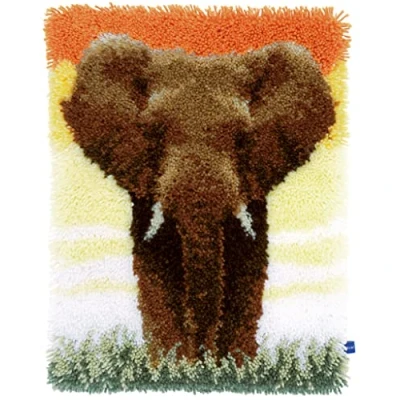 Afbeelding van Smyrna Knoopkit Olifant op de savanne 0150518