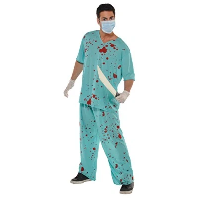 Afbeelding van amscan Internationale Volwassenen Bloody Unisex Scrubs