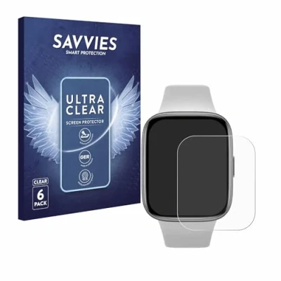 Afbeelding van Savvies (6 Stuks) Schermbeschermer voor Xiaomi Redmi Watch 3 Active Screen Protector Ultra Transparant