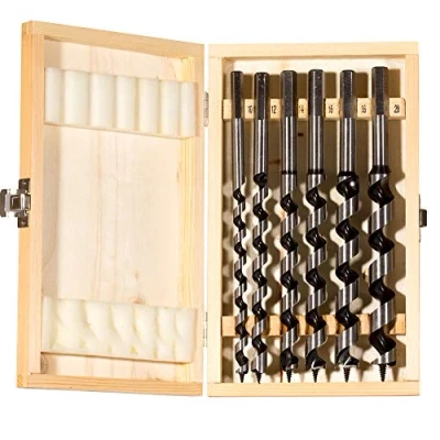 Afbeelding van fischer slangenboren D WL set 230 (lengte), 10 20 mm, houtboor met zeskant aansluiting voor boormachine, verschillende maten, gereedschap van diepe gaten in zacht &amp; hard hout, 6 stuks