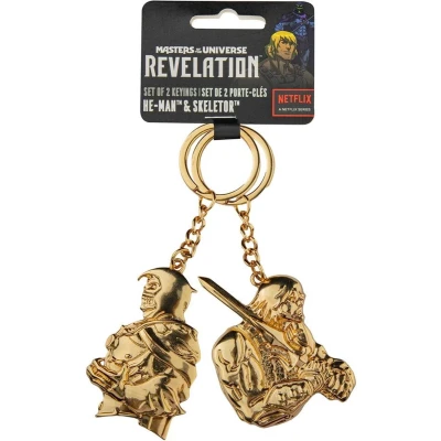 Afbeelding van Cinereplicas Masters of the Universe Sleutelhanger 2 Pack He Man &amp; Skeletor Goudkleurig