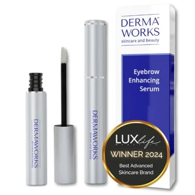Afbeelding van DERMAWORKS Wenkbrauwgroeiserum, wenkbrauwversterkend serum, snelle wenkbrauwgroei Vollere, dikkere wenkbrauwen, dunne wenkbrauwen teruggroeien 100% natuurlijk!