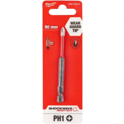 Afbeelding van Milwaukee Accessoires Shockwave Gen II PH1 90mm 1stuks 4932430851