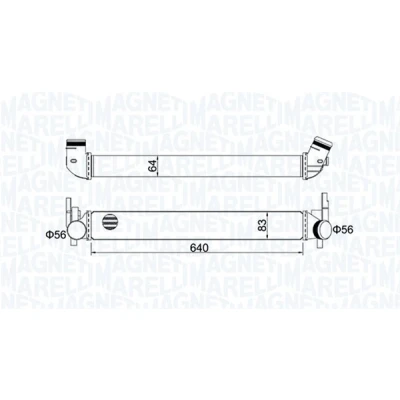 Afbeelding van Magneti Marelli Interkoeler 351319204410