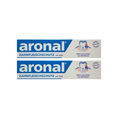 Afbeelding van 2x aronal tandpasta 75ml tandvleesbescherming met zink PZN: 9431782 elmex onderzoek
