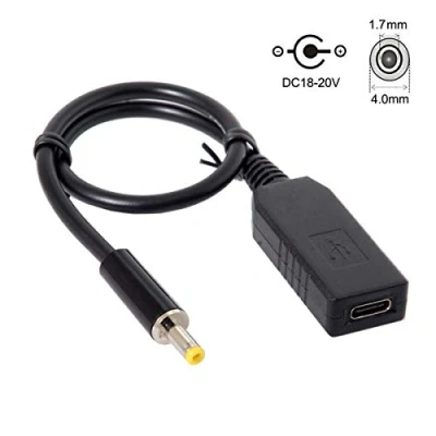 Afbeelding van Cablecc UC 101 USB 3.1 Type C naar DC 20 V 4.0 1.7mm Stekker PD Emulator Trigger Laadkabel voor Laptop
