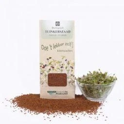 Afbeelding van Peuleschil Tuinkerszaad Bio, 135 gram