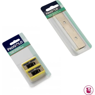 Afbeelding van progold reservemes glasreiniger smal 10 stuks
