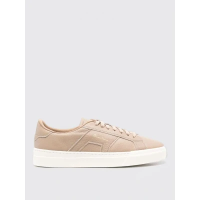 Afbeelding van Casual Leather Sneakers with Lace Up Closure for Everyday Style and