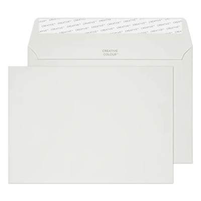 Afbeelding van Blake Creative Colour C5 162 x 229 mm 120 gsm Peel &amp; Seal Portemonnee Enveloppen (319) Frans Grijs Pack van 500