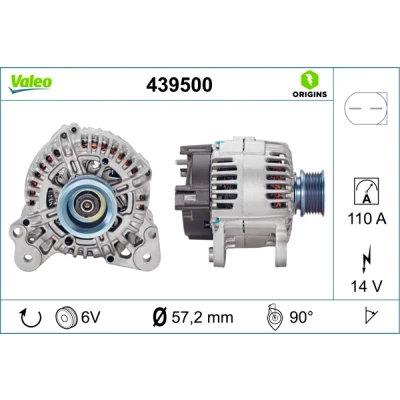 Afbeelding van Valeo Alternator/Dynamo 439500