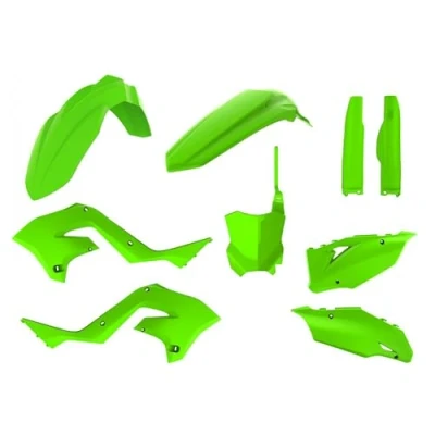 Afbeelding van Polisport Restyle Plastickit Kawasaki KX125 KX250 2003 2008 Groen