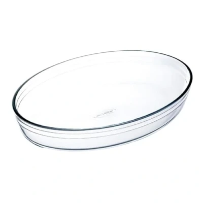 Afbeelding van Ovenschaal Ô Cuisine Ocuisine Vidrio Ovaalvormig Transparant Glas 35 x 25 7 cm (6 Stuks)